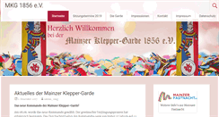 Desktop Screenshot of mkg1856.de